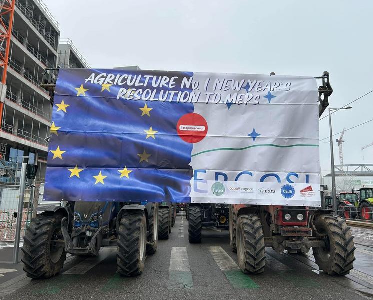 manifestation Strasbourg Mercosur
