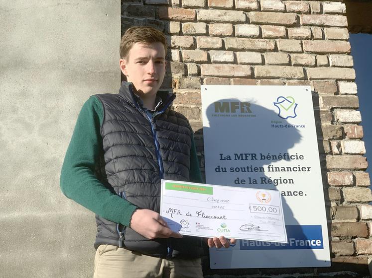Le projet de Daniel Gaffet et sa classe de BTS ACSE a reçu le premier prix de la FRCuma. 