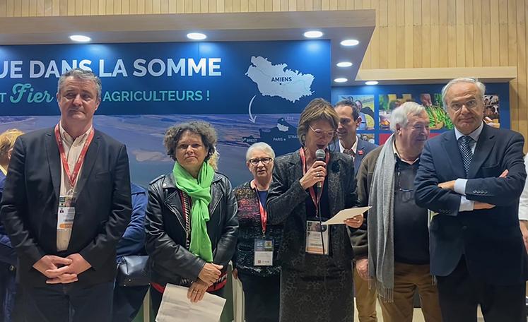 Pour Christelle Hiver, présidente du Conseil départemental de la Somme, il est important de se moderniser, d’évoluer  et de se diversifier. 