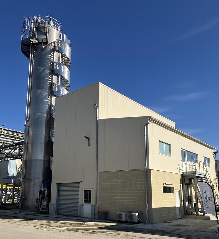 Le nouvel atelier, dont la construction a coûté 4,5 millions d’euros, a une capacité de 10 000 tonnes par an. 