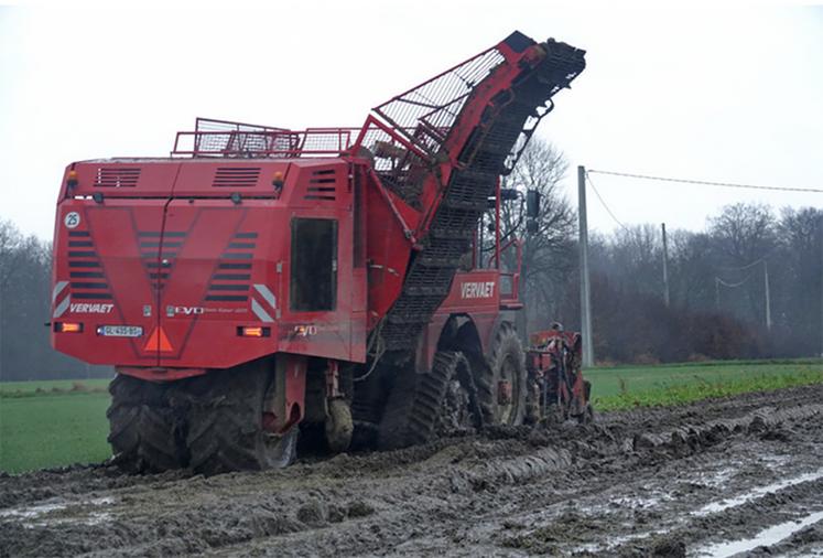 Exemple de tassements en profondeur.
