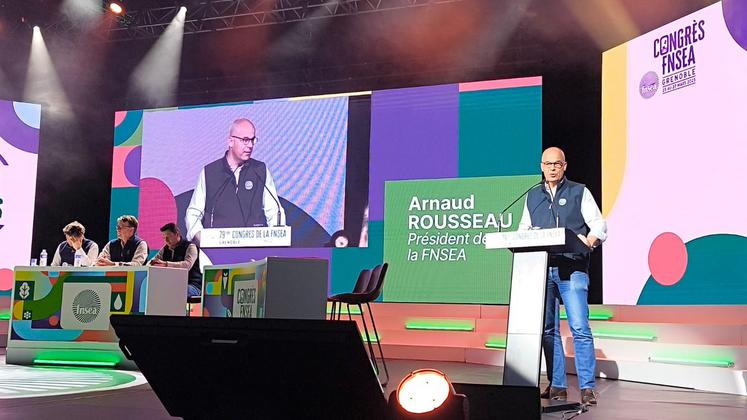 FNSEA congrès Grenoble syndicalisme agricole Arnaud Rousseau
