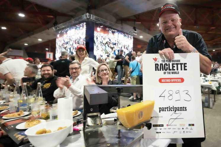 raclette record du monde Suisse