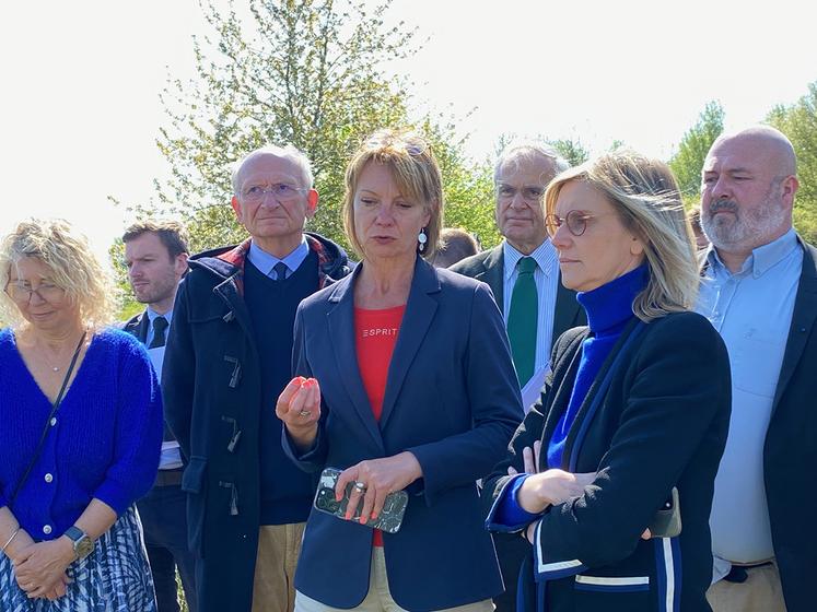 Pour la ministre de la Transition écologique, Agnès Pannier-Runacher,  le département de la Somme est «exemplaire» dans la protection de la nature. 
