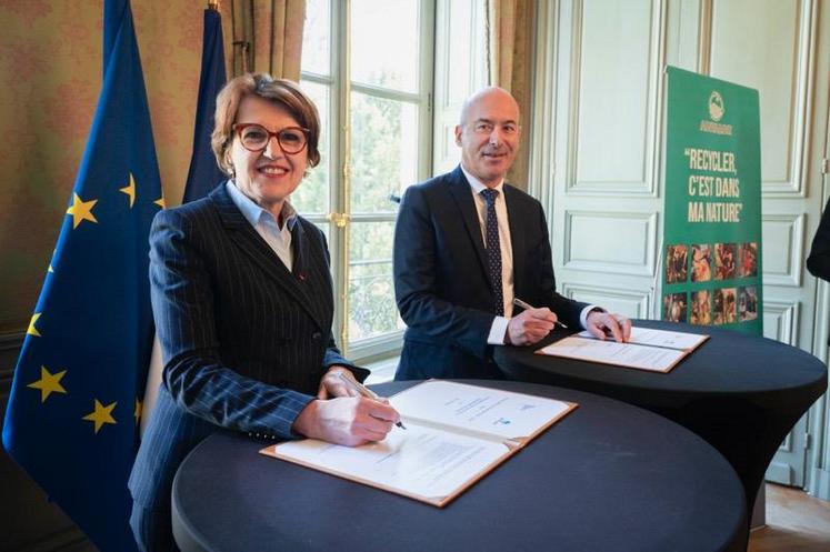 Adivalor Grison ministre agriculture recyclage