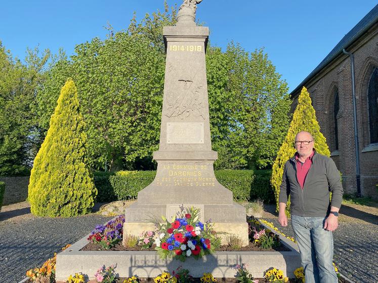 À Dargnies, le monument aux morts installé près de l’église du bourg va être rénové.