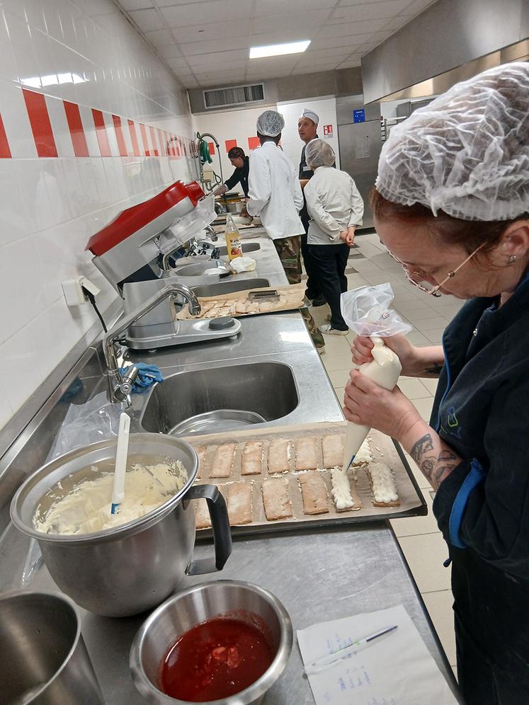 Sur chaque atelier, un panier exclusivement de produits locaux était proposé  aux participants.
