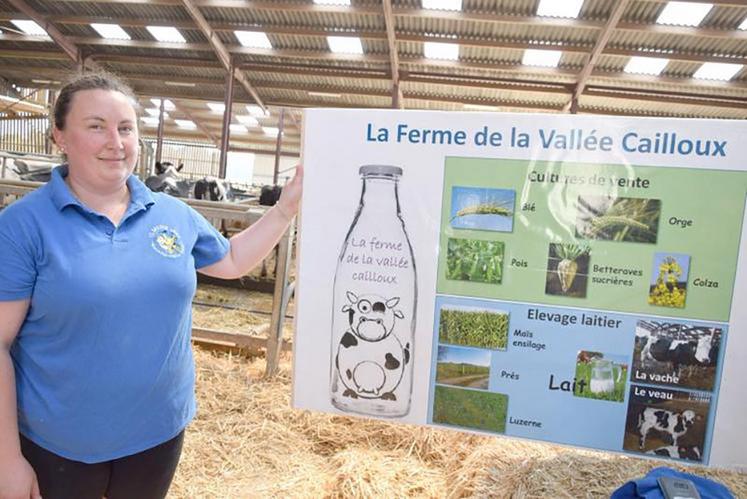 Anne-Sophie Niquet est installée avec son mari, Fabien, à Belloy-sur-Somme  et adhère au réseau depuis 2018. 