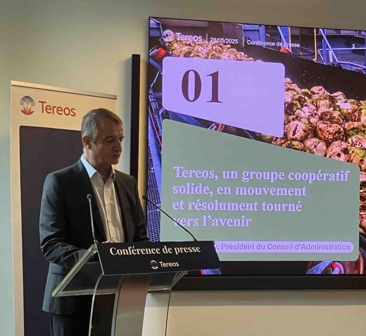 Tereos betteraves sucre coopération Gérard Clay résultats