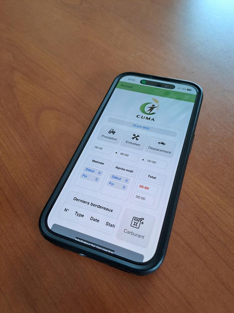 L’application a été pensée afin d’être la plus simple d’utilisation possible et d’éviter ainsi les erreurs de saisie.