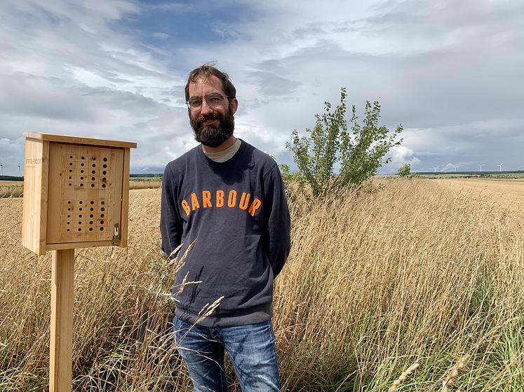 Jean Harent met en avant ses pratiques durables, dont l’agroforesterie,  au concours Graines d’agriculteurs.