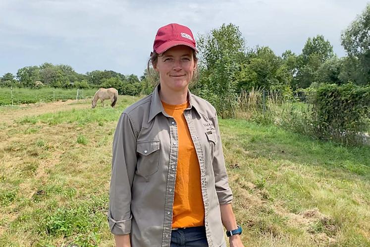 Mathilde Degrendel gère la Cueillette de Cappy depuis maintenant douze ans. 