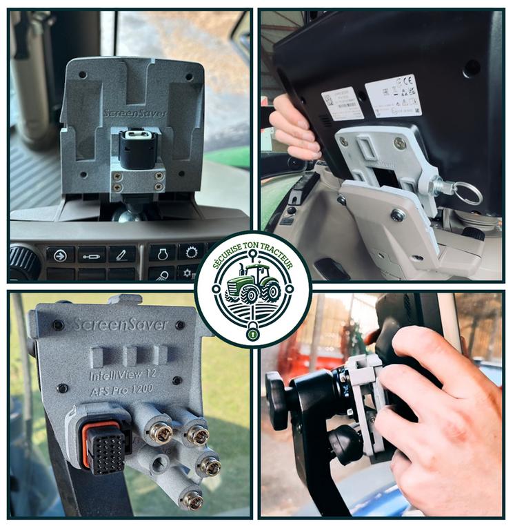 Le système ScreenSaver offre un moyen rapide et efficace de sécurisation du matériel par une gestion du risque. Il permet à l’agriculteur d’être moins vulnérable. 