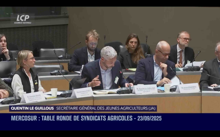 FNSEA Ruffin Mercosur débat Assemblée nationale