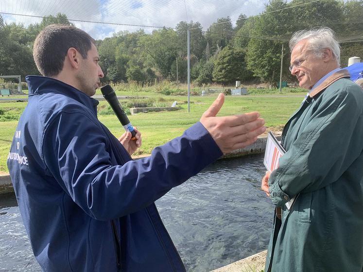 Florent Miermon a pu faire part de ses contraintes administratives auprès  de l’administration, dont le préfet de la Somme Rollon Mouchel-Blaisot. 