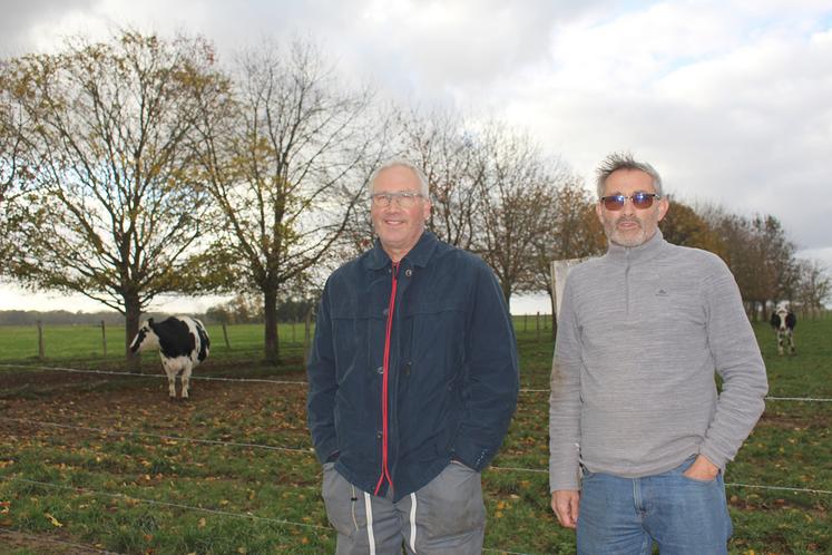 Michel et Laurent Delaleau ont simplifié leur système d’élevage.