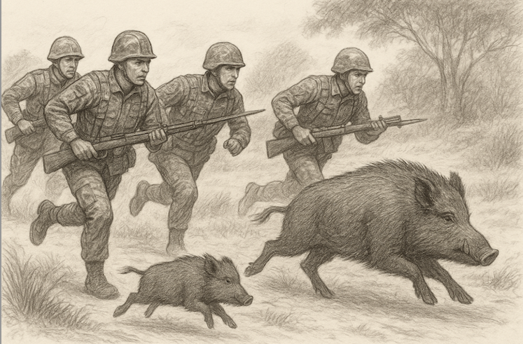 sangliers PPA Espagne