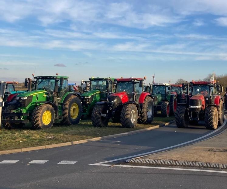 manifestation des agriculteurs mercredi 6 janvier à Amiens