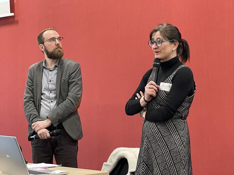 Jean-Baptiste Griffon et Audrey Kosinski ont insisté sur le pilotage de la marge pour réduire ses charges.
