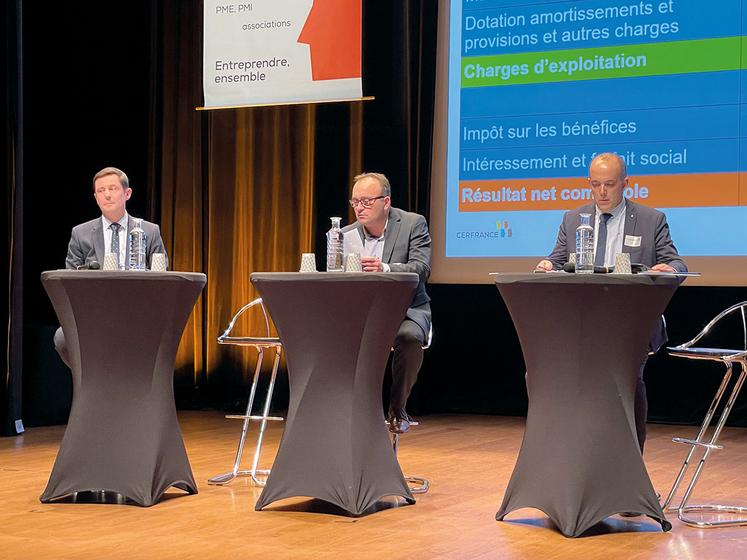 De gauche à droite, Olivier Taisne, directeur ; Sylvain Turlot, trésorier ;  Vincent Loisel, président.