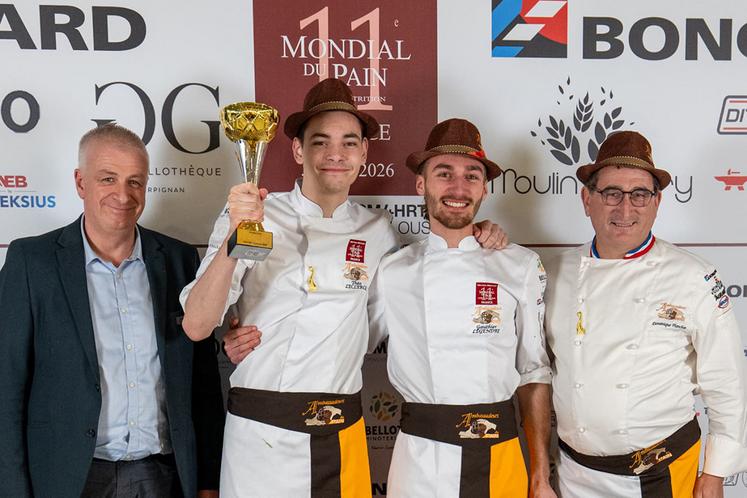 Théo Leclercq et Gauthier Legendre lors de la sélection française organisée  sur le salon Smahrt à Toulouse. 