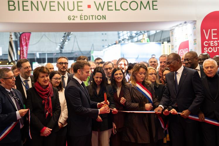 inauguration SIA par Emmanuel Macron