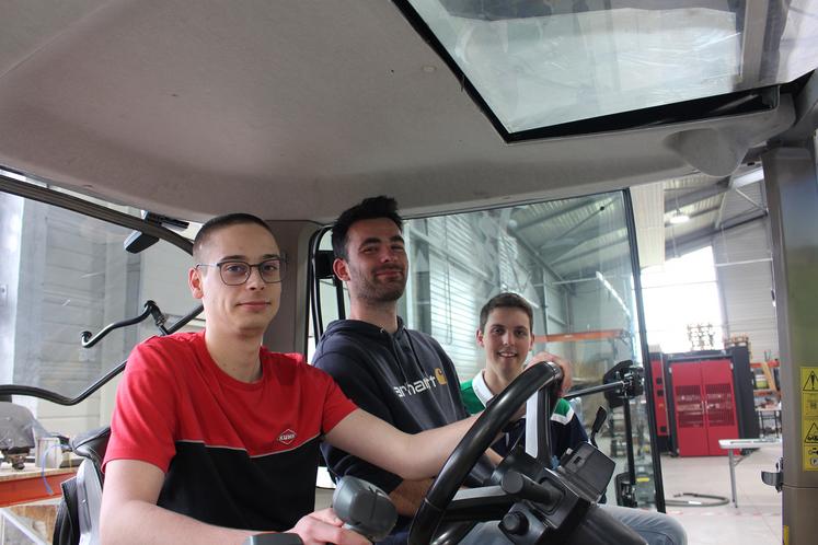 Nathan, Nicolas et Maxime font partie de l’équipe qui a mené ce projet pédagogique.