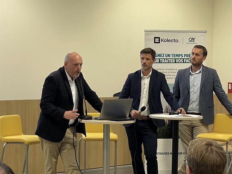 Jean Baptiste Daire, Thomas Nourtier et Mickaël Pagant.