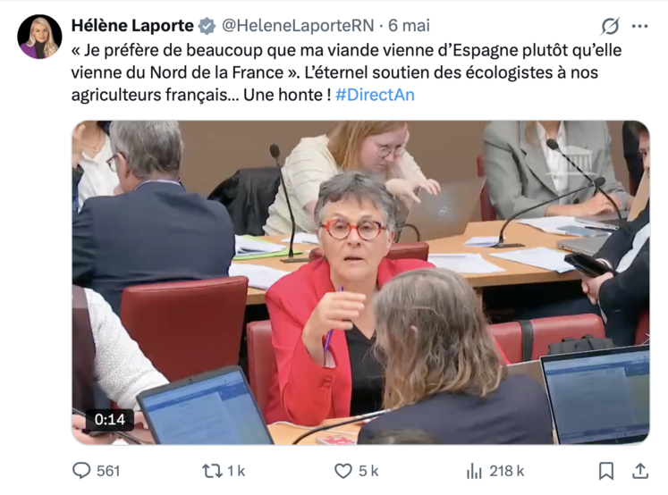 Dominique Voynet viande 