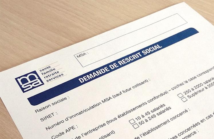 Le rescrit est un outil permettant de se sécuriser auprès de la MSA.