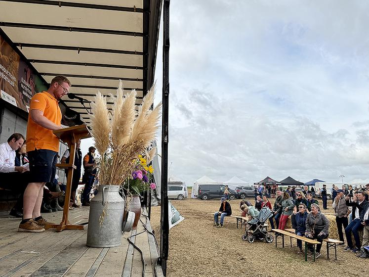 Chaque année, Plaine en fête est l’occasion pour la profession agricole de faire passer des messages. 