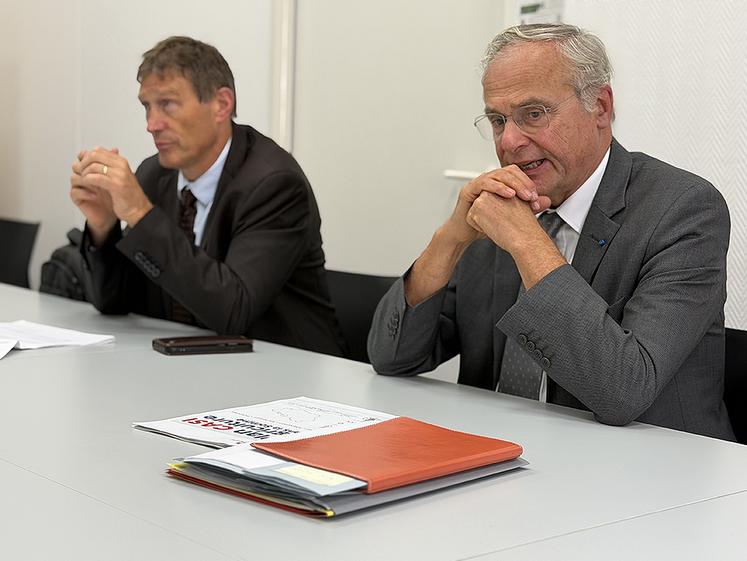 Xavier Rousset (DDTM) et Rollon Mouchel-Blaisot (DDTM) ont détaillé la déclinaison samarienne du plan d’urgence agricole national. 