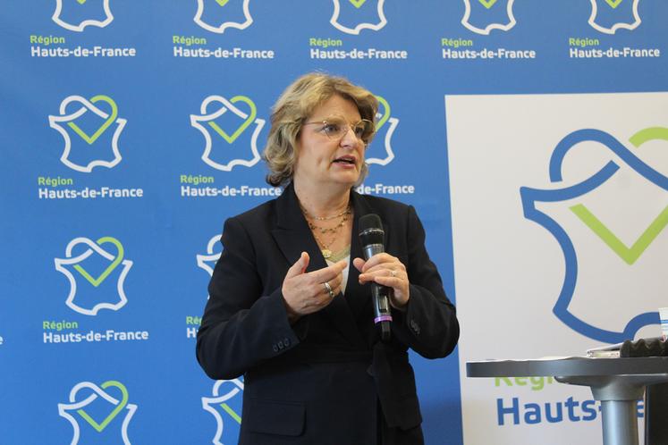Marie-Sophie Lesne invite les agriculteurs a rapidement se saisir  des nouvelles aides.