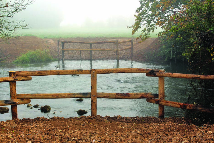 Oise berge abreuvement stabilisé