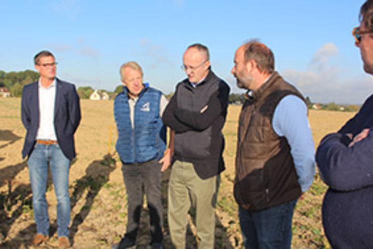 betteraves sucrières préfet Oise visite