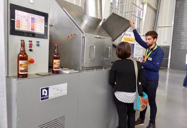 En marge de son AG, Agro-Sphères organisait un forum «quand l’Agro devient 4.0». Parmi les innovations : 
Malt’in, micro-malterie parfaite pour les agriculteurs qui voudraient se lancer dans la diversification.