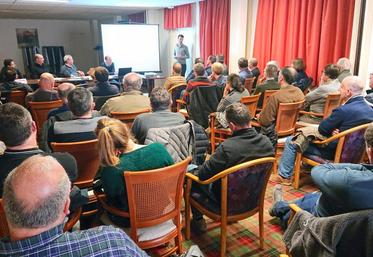 Près d’une cinquantaine de producteurs sur les cinquante-six exploitations adhérentes de l’Aplop étaient présents lors de l’assemblée générale, à Poix.