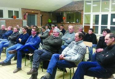 La règlementation sur l’application des phytos a été rappelée lors de l’assemblée d’Ailly-sur-Noye.