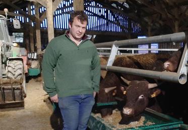 Agriculteur en double activité à Bayonvillers, Charles Marmignon a été élu fin février président du canton Rosières-Chaulnes des Jeunes agriculteurs. 