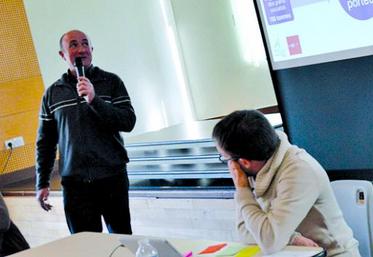 Régis Brunet, Olivier Parcy et Mathieu Devienne ont présenté la nouvelle stratégie de la coopérative Micro-Abattoir 80.