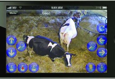 La visualisation sur un smartphone impose une couverture suffisante du réseau de téléphonie mobile pour disposer d’une bonne qualité d’image.