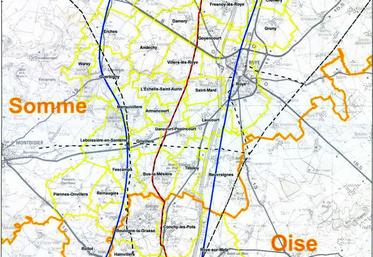 Une dizaine de communes doivent être traversées par la nouvelle canalisation.