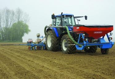 Localisation de 18-46 lors d'un semis de maïs - Mureaumont 25 avril 2014