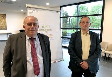 Sylvain Versluys, président Safer Hauts-de-France, et Damien Carlier, vice-président, ont été réélus.