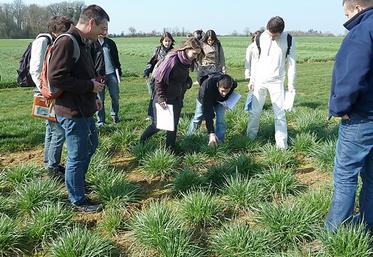 Chaque année, comme ici en 2012, les lauréats du concours ont la chance de participer à un voyage découverte  d’une exploitation exemplaire dans la gestion de ses prairies. 
