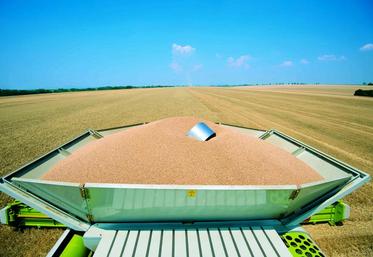 La masse de grain embarquée dans une trémie génère de fortes contraintes sur les composants mécaniques d’une moissonneuse-batteuse.