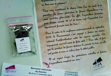 Le contenu du courrier envoyé aux élus du département.