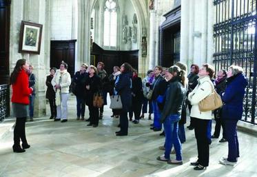 Visite guidée de l'abbatiale de Saint-Riquier.