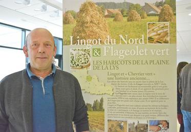 André Charles, président de l’association Lingot du Nord 
et producteur à Laventie (62). 