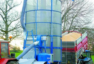 Le rendement énergétique d’un séchoir mobile reste inférieur à celui d’un modèle à colonne.